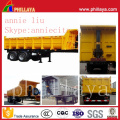 2 Axles Tipper Semi Truck Trailer with Air Suspension